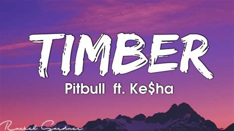 timber song lyrics